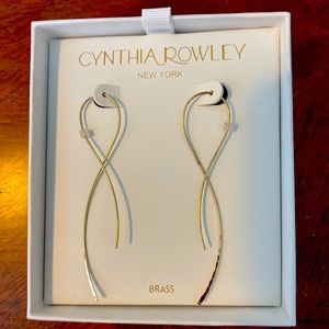 Cynthia Rowley Brass Earrings - New